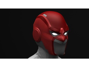 injustiça 2 capuz vermelho capacete variante adereços batman cosplay traje dc comics réplica vídeo do jogo 3d print model - Mito3D