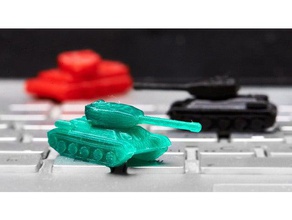 mini tank t34 toys games boardgame fusion 360 3d print model - Mito3D