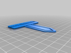 mi personalizados marcador de clip papel maría oportunidad oficina 3d print model - Mito3D
