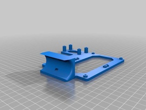 anycubic i3 mega mosfet-holder 3d printer parts dual mosfet germany holder 3d print model - Mito3D