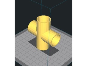 personalizado de montaje tubo pvc 25 mm encaixe para instagram camtec3d impresión 3d print model - Mito3D