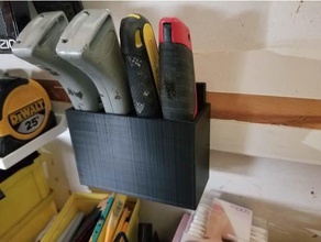 razor blade holder tool holders boxes organizer 3d print model - Mito3D