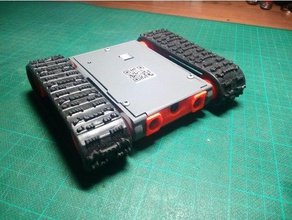 zerobot tanque pista del fpv rc vehículos fácil de impresión rasbperry 3d print model - Mito3D