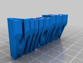 meu personalizados nameplate2 office 3d print model - Mito3D