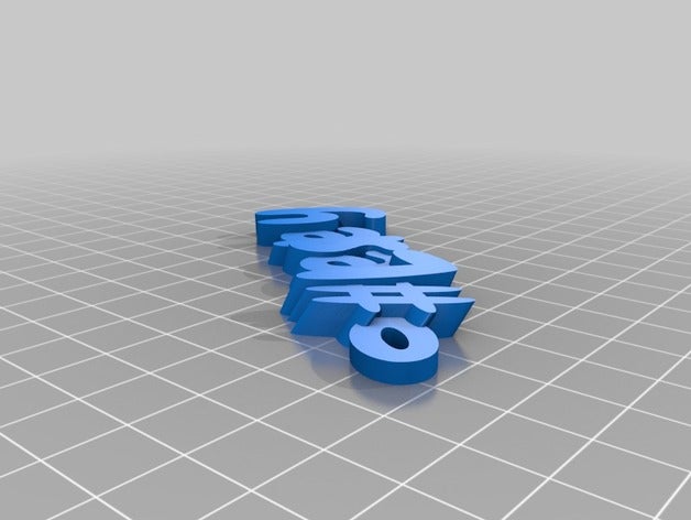 il mio personalizzato iamburnystext nome portachiavi lesley organizzazione 3D print model - Mito3D