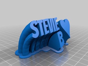 stevie office customized 3d print model - Mito3D