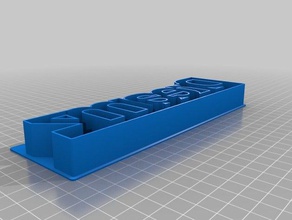 meine angepasste benutzerdefinierte text-Ausstecher dreamz Küche Essen 3d print model - Mito3D