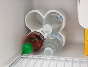 water bottle organizer kitchen dining fridge nsfw 3d print model - Mito3D