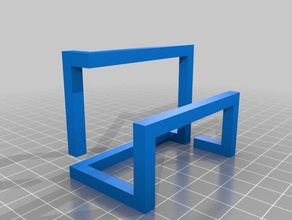 simple stand mobile phone 3d print model - Mito3D