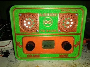 fm radyo vintage tarzı hobi arduino 3d print model - Mito3D