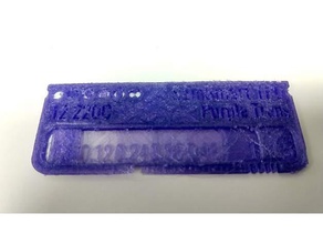 sainsmart tpu violet trans swatch 3d de l'imprimante accessoires personnalisé 3d print model - Mito3D