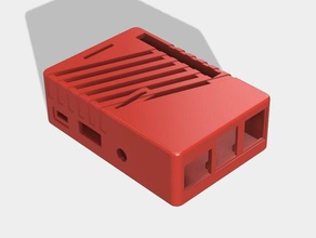 raspberry pi Gehäuse Typ b+ - Elektronik pi-2 pi-3 3d print model - Mito3D