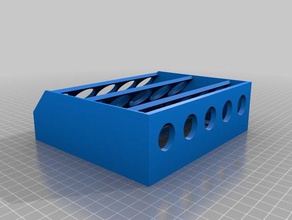 shortened dropper bottle holder organization 3d print model - Mito3D
