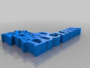 eu te amo Skulpturen angepasst 3d print model - Mito3D