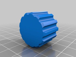 dewalt dcr017 volume knob music 3d print model - Mito3D