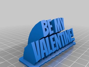 valentine office customized 3d print model - Mito3D