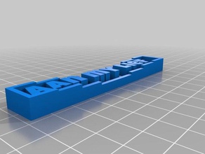 tag lernen angepasst 3d print model - Mito3D