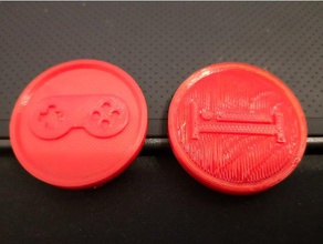 la décision de pièce monnaie symboles jeux helper jeu reddit le sommeil 3d print model - Mito3D
