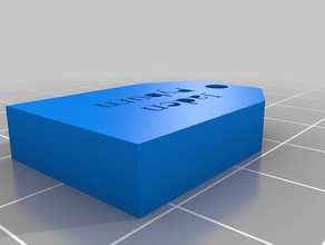 etiqueta de bagagem 3d impressão 3d print model - Mito3D