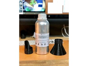 monoprice rápido resina uv botellas de adaptadores 3d la impresora accesorios 405nm anycubic embudo fotón verter sparkmaker wanhao d7 3d print model - Mito3D
