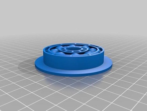 meu personalizados bola flange do rolamento gerador partes 3d print model - Mito3D