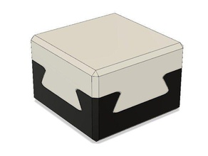 twist open impossible dovetail box puzzles puzzle 3d print model - Mito3D