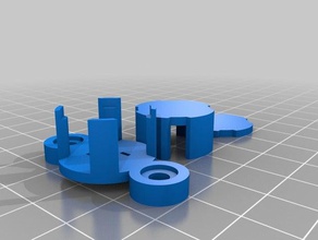 caja de montaje led difusor piraña video juegos 3d print model - Mito3D