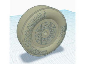 pinewood derby essieu de la roue bricolage 3d print model - Mito3D