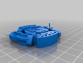 aero ampithere 3d impressão beyblade explosão 3d print model - Mito3D