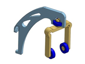 rotating filament holder 3d printer parts rotary spool 3d print model - Mito3D