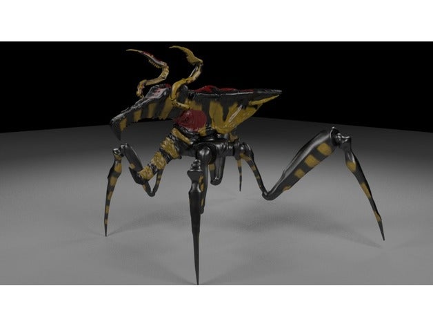 Krieger bug von starship troopers Kreaturen 3D print model - Mito3D