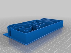 meg cortador de galletas cocina comedor personalizado 3d print model - Mito3D