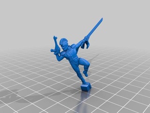 dança palhaços morte brinquedos jogos 40k eldar arlequim espaço elf warhammer 40 3d print model - Mito3D