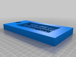 etiqueta del equipaje 3d impresión 3d print model - Mito3D