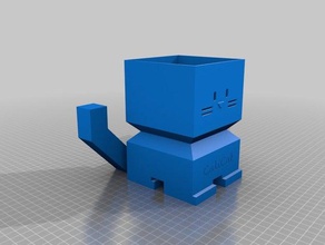 Kalibrierung der cat-Schreibtisch-box Container 3d print model - Mito3D