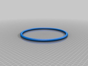 my customized parametric o-ring torus diy 3d print model - Mito3D