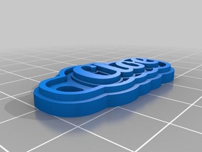 cloe Schlüsselanhänger angepasst 3d print model - Mito3D