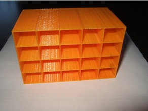 resistencia de la caja f&uumlr elektronische bauteile electrónica almacenamiento widerstand 3d print model - Mito3D