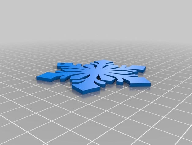 neve copos nieve 3d stampa 3D print model - Mito3D