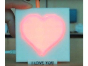 ataque al corazón 3d la impresión arduino uno cuadro regalo de navidad caja amor el día san valentín regalos 3d print model - Mito3D