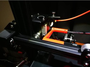 ender 3 guía del cable bowden extrusor bmg 3d de la impresora accesorios eje 3d print model - Mito3D