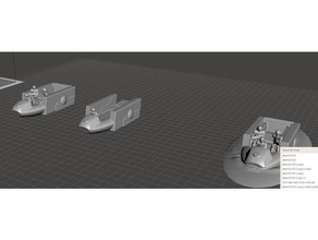 robotech tirol empire de fret passez camion set3 jeux maîtres rrt terrain wargame 3d print model - Mito3D