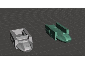 robotech tirol império de carga, passe o mouse caminhão set1 não tripulados jogos rrt wargame 3d print model - Mito3D