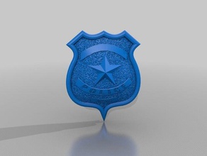 la police des signes logos 3d print model - Mito3D