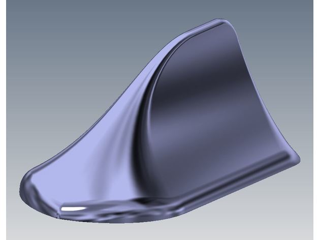 ht sharkfin antenna automotive 3D print model - Mito3D