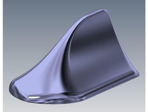 ht sharkfin anten Otomotiv 3d print model - Mito3D