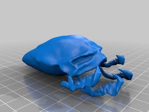 sangheili skull reinforced 3d printing 3d print model - Mito3D
