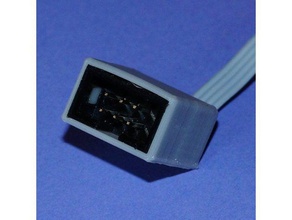 Gehäuse Stecker 6-pin-header Elektronik 3d print model - Mito3D