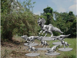 jaggi jaggia monster hunter animals bird wyvern dinosaur dnd dungeons dragons raptor 3d print model - Mito3D