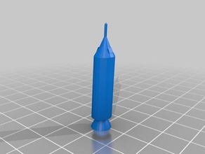 1x1x12in rocketship 3d baskı 3d print model - Mito3D